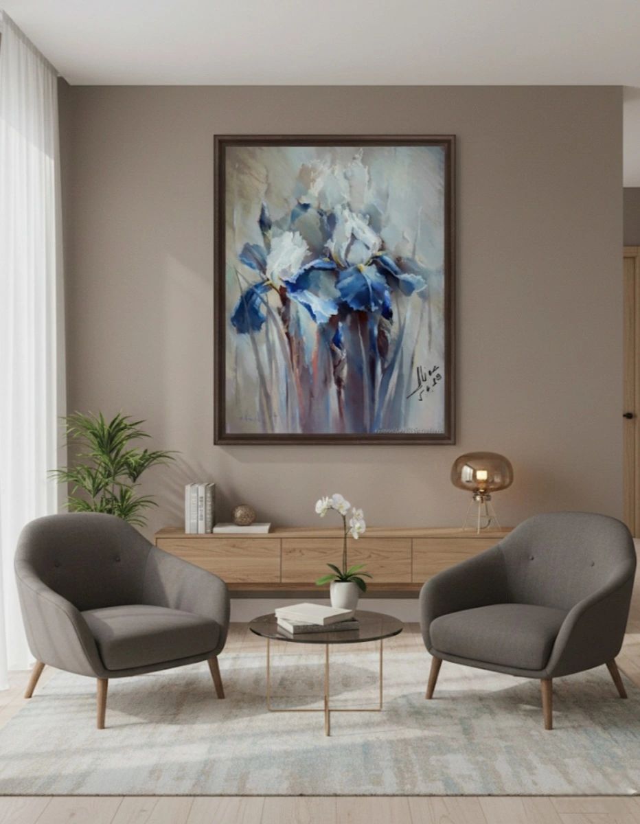 ArteDiAlina.com painting: Blue Iris